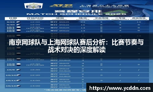 南京网球队与上海网球队赛后分析：比赛节奏与战术对决的深度解读